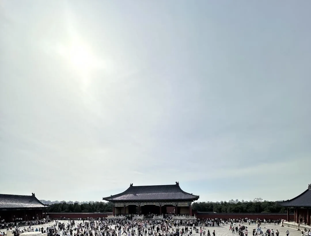 Golden Week crowd at the Temple of Heaven
